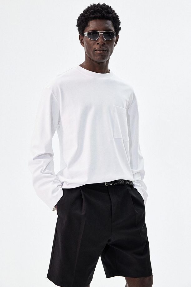 Uzun Kollu Jarse Üst Loose Fit - 2