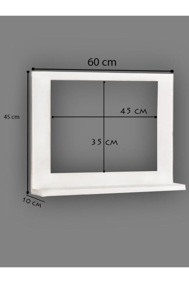 Dresuar Aynalı Raflı - 4
