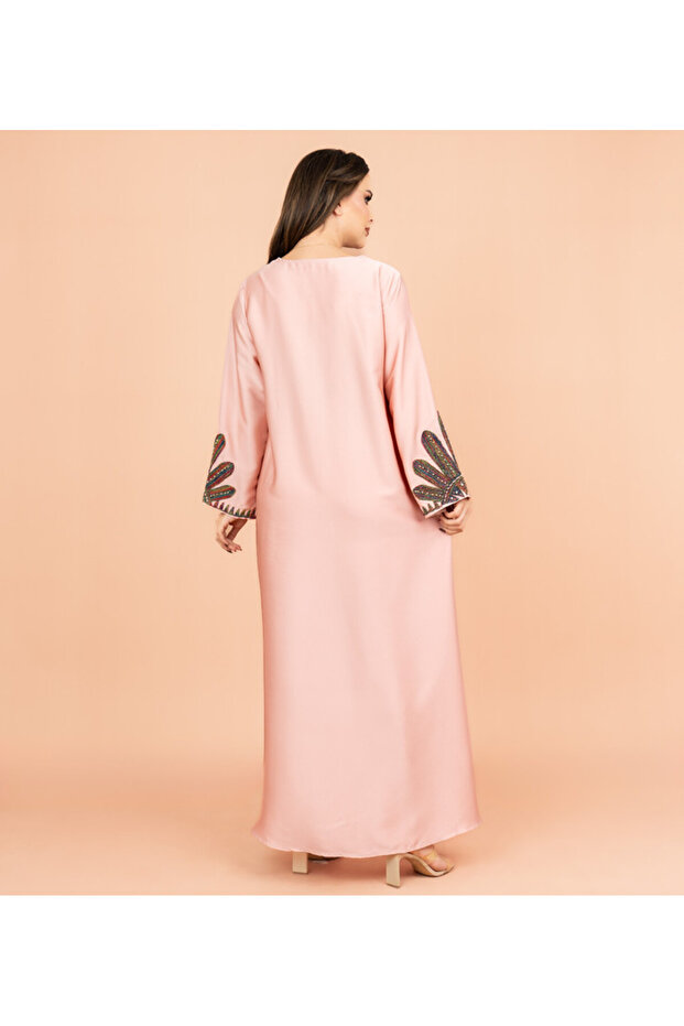 جلابية مطرزة سادة - 4