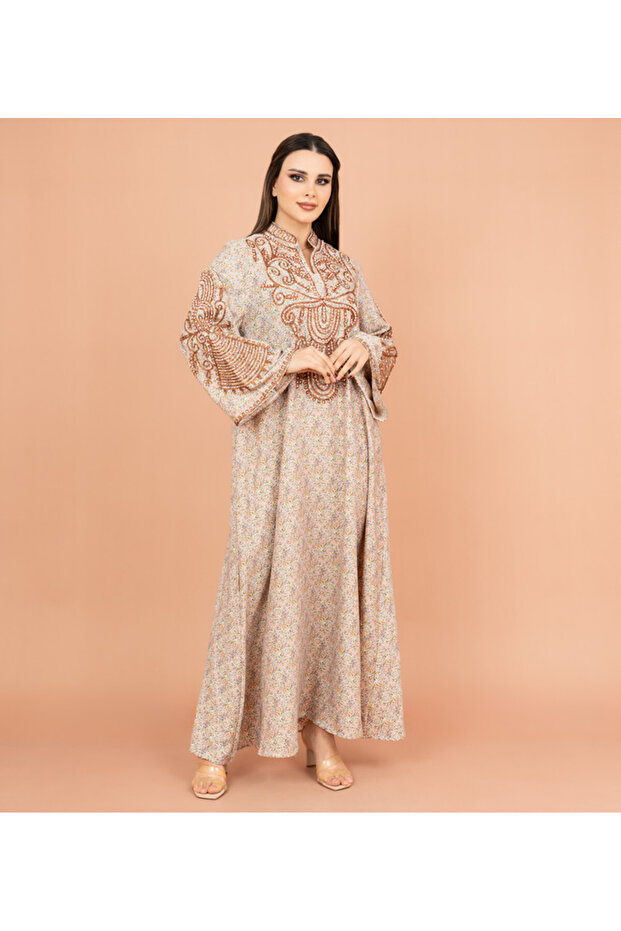Crystal and Thread Elegance Jalabiya - 3