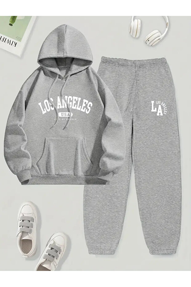 Unisex Casual Tracksuit Set Outdoor Full Zip