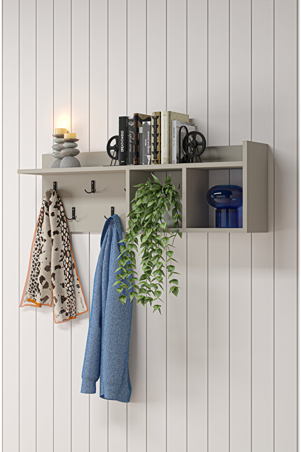 Duvar Raflı Askı