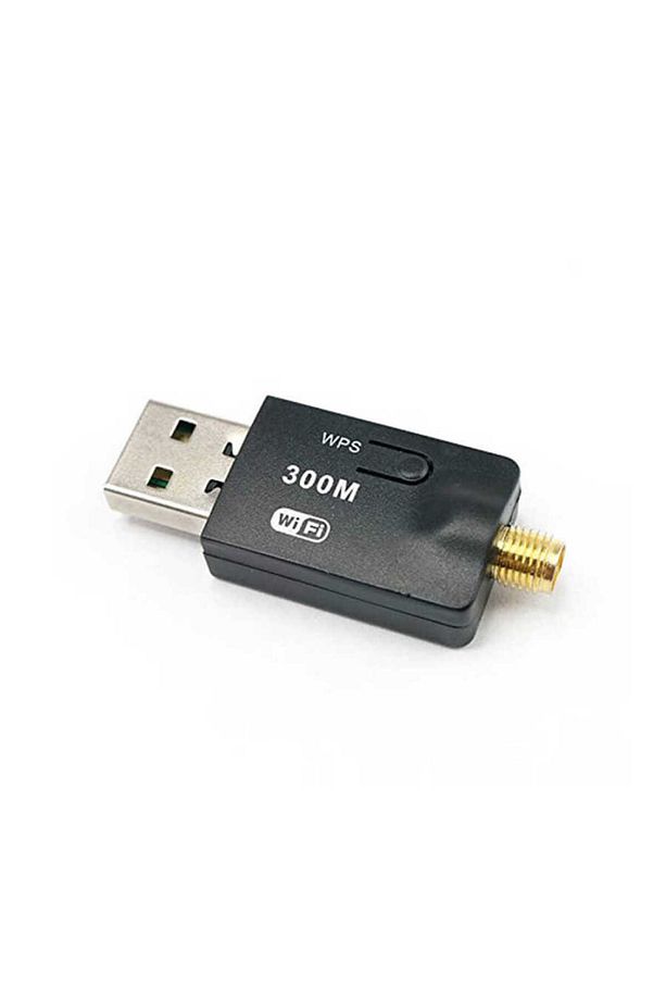 300Mbps Wireless USB WiFi Adaptör Dongle 5dBi Anten Network LAN - 4