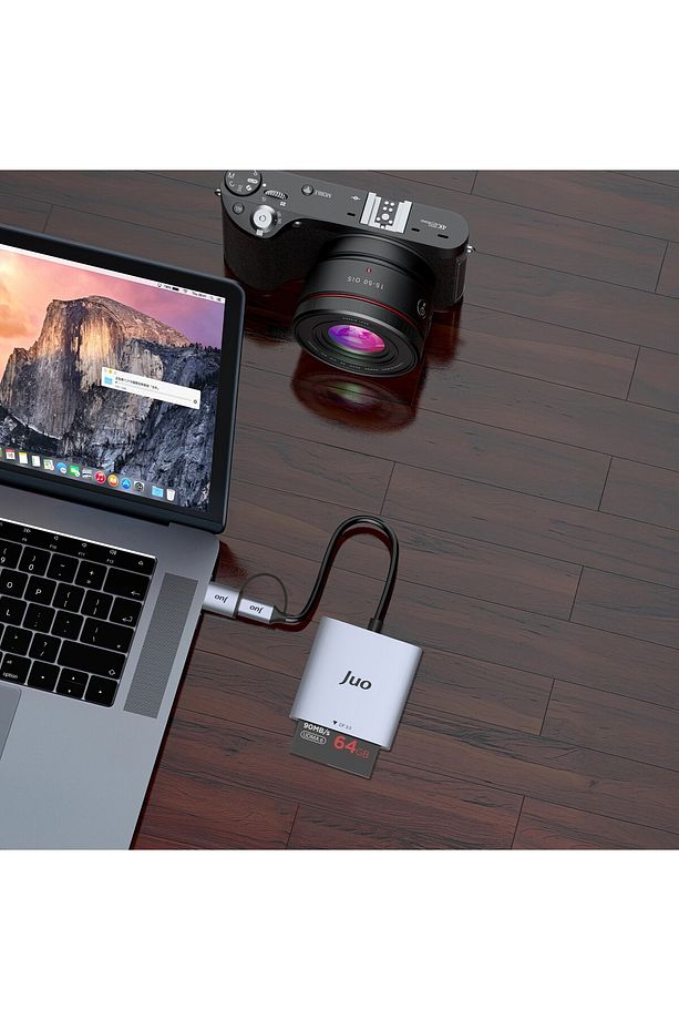 Usb 3.2 Ve Type-c 3'ü 1 Arada Sd / Cf / Tf Micro Sd Hafıza Kart Okuyucu - 6