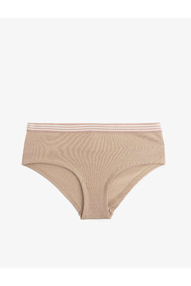Cotton High Waist Striped Hipster Women's Panties