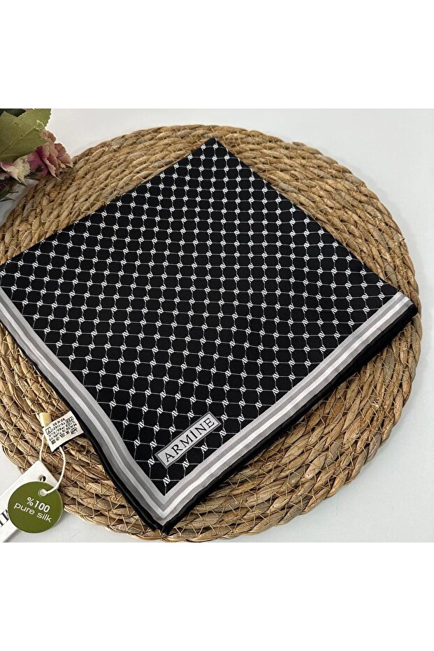 Pure Silk Scarf Sura Silk 2025 Spring-Summer Season Pkr3701