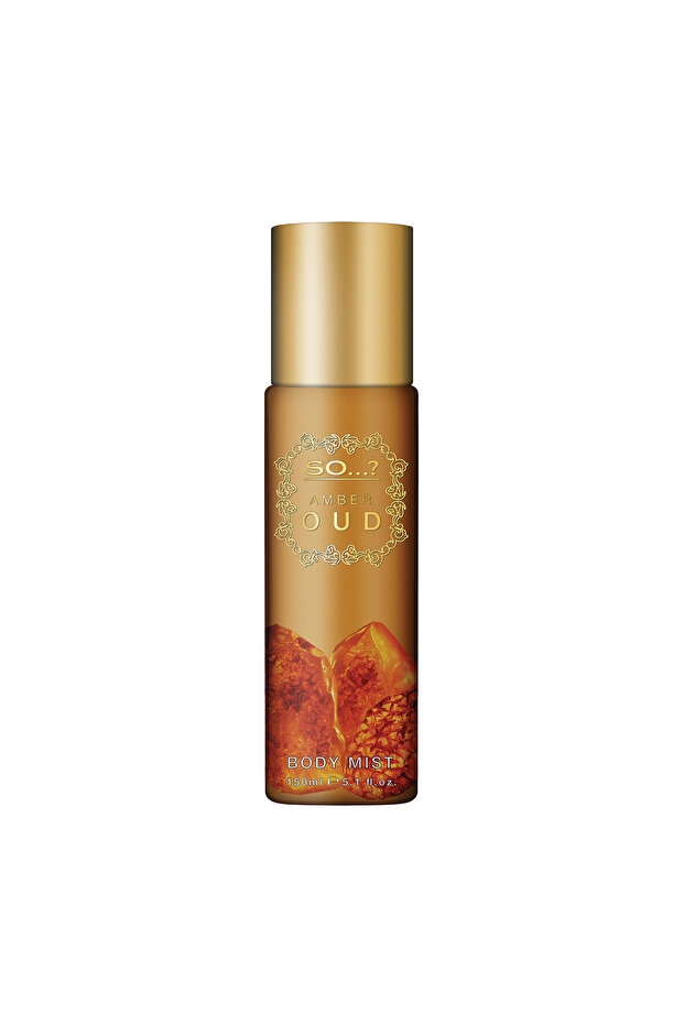 Amber Oud Body Mist Long Lasting Fragrance Spray 150ml