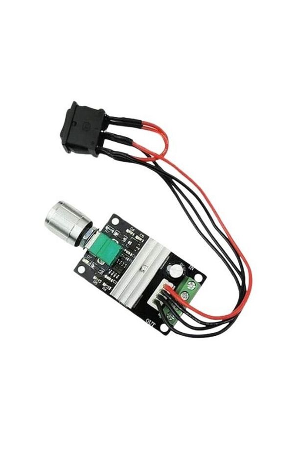 DC 6-28V 3A PWM Hız ve Yön Kontrollü Motor Sürücü - 1203BK - 1