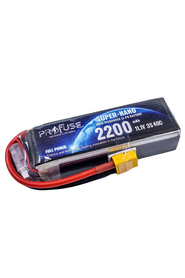 11,1V 3S 2200mAh 40C Lipo Batarya - 1