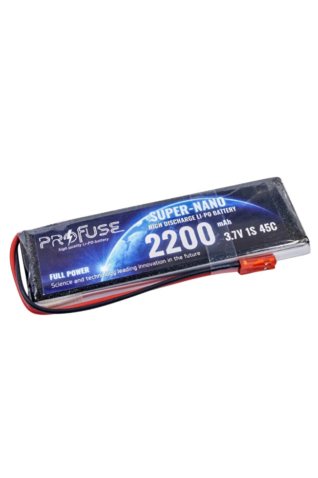 3,7V 1S 2200mAh 45C Lipo Batarya - 1