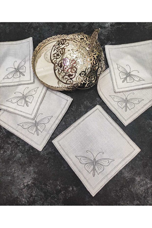 Presentation Napkin, Cocktail Napkin, Coffee Service Napkin, Coaster 6-Piece Presentation Napkin