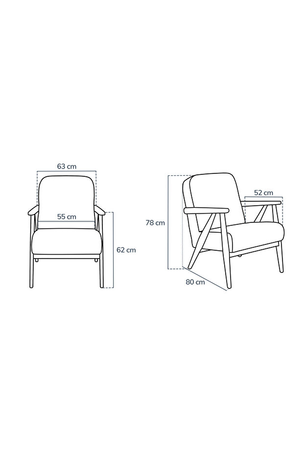 Levy Koyu Meşe Berjer - Bukle - 4