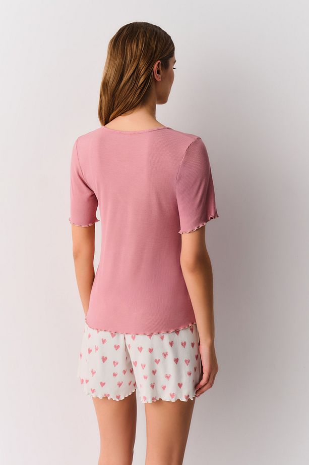 Soft Maskülen Şort Pijama Takımı - 4