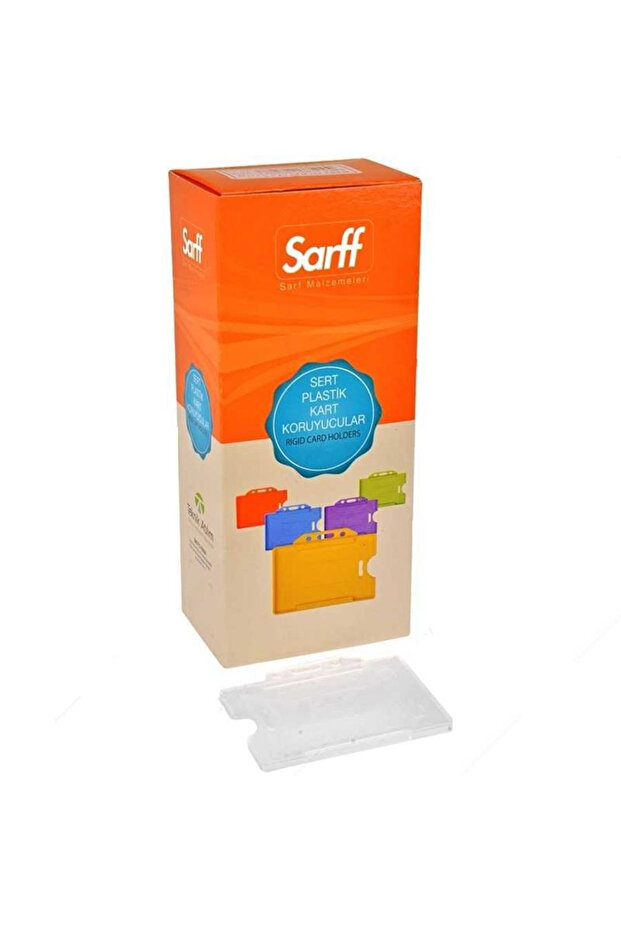 علبة بطاقات صلبة بيضاء - 50 قطعة - 3