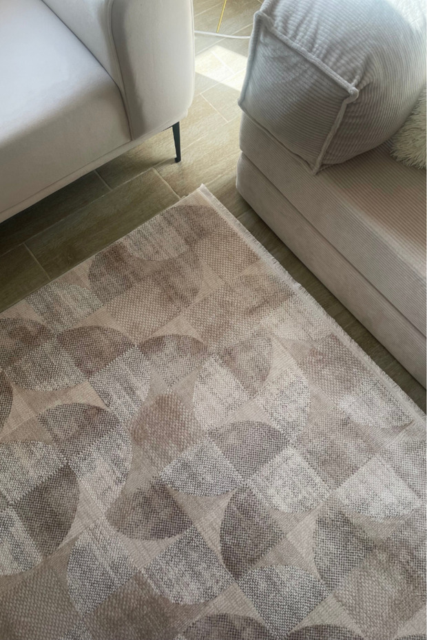 Apex Truva 6622 Bej Salon Halısı - 6