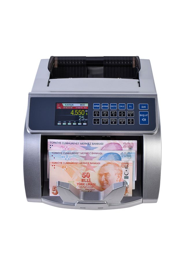 Plus Gold Mıx 2 Ofis Tipi Para Sayma Makinesi (SAHTE TESPİTLİ VE EKRAN HEDİYELİ) - 6