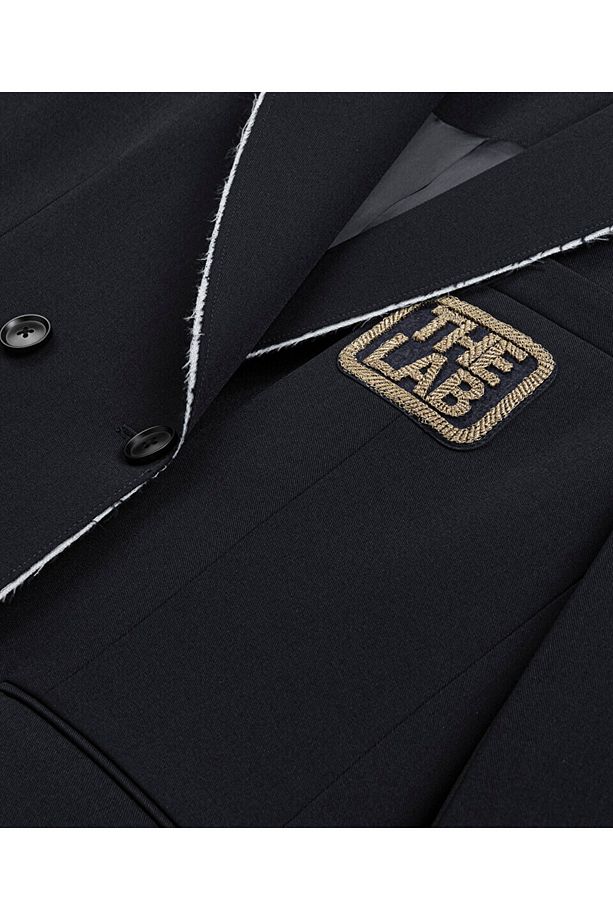 SLOGAN PATCH'Lİ BLAZER - 4