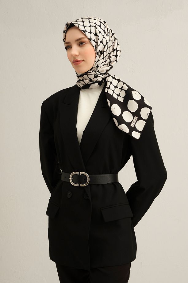 ARMİNE İPEK EŞARP 9354D (TWİLL)-82 - 5