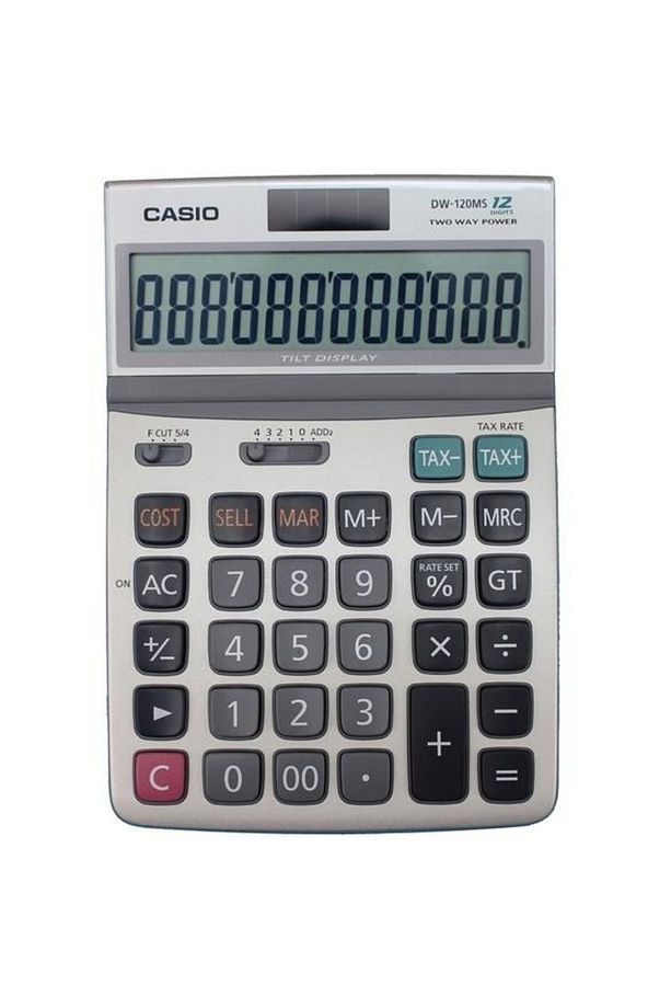 Dw-120ms Oynar Başlıklı 12 Hane Masa Üstü Hesap Makinesi - 1