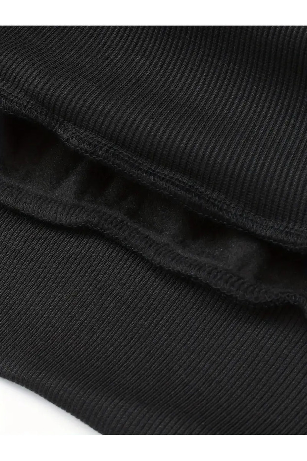 Geometric Patterned Men's Hooded Sweatshirt - 4