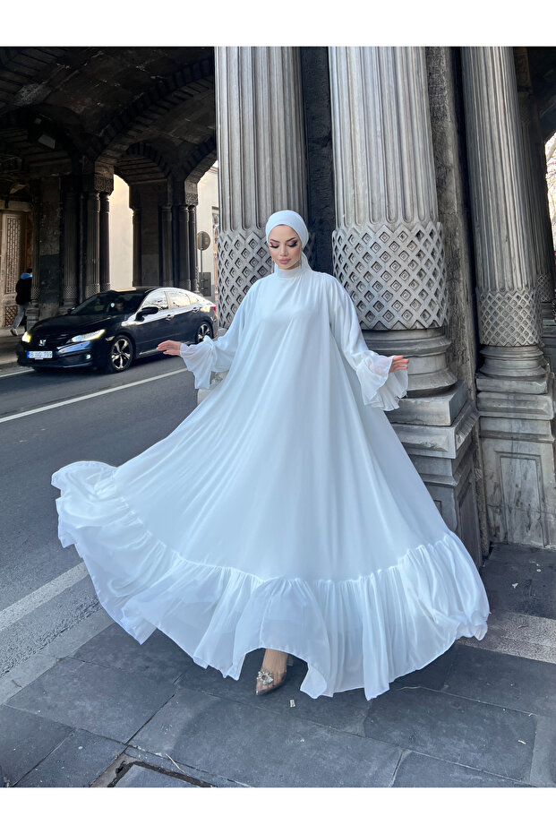 Fırfırlı Sofya Elbise - 4