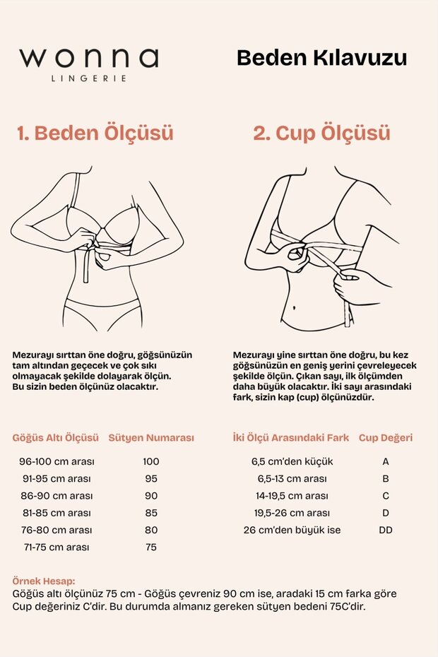 Luna Tak-çıkar Askılı Mikro Sütyen - Soft Push Up, Yarı Dolgulu - Basic - 2533 - Gül Kurusu - 7