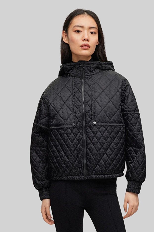 Kadın Mont Siyah - 1