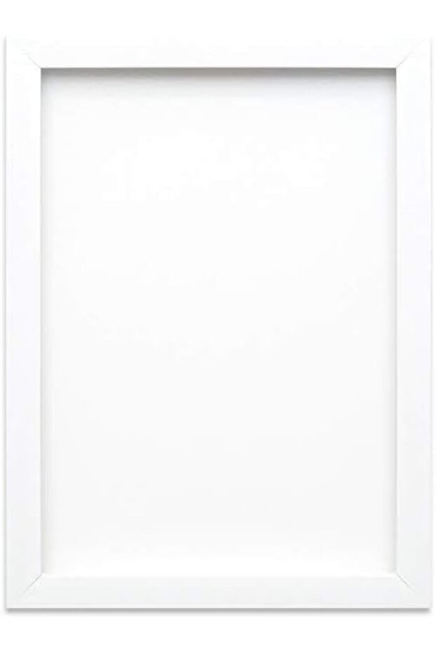 Rainbow A4 Frame 21x29.7cm with Perspex Sheet, 19mm Wide, White