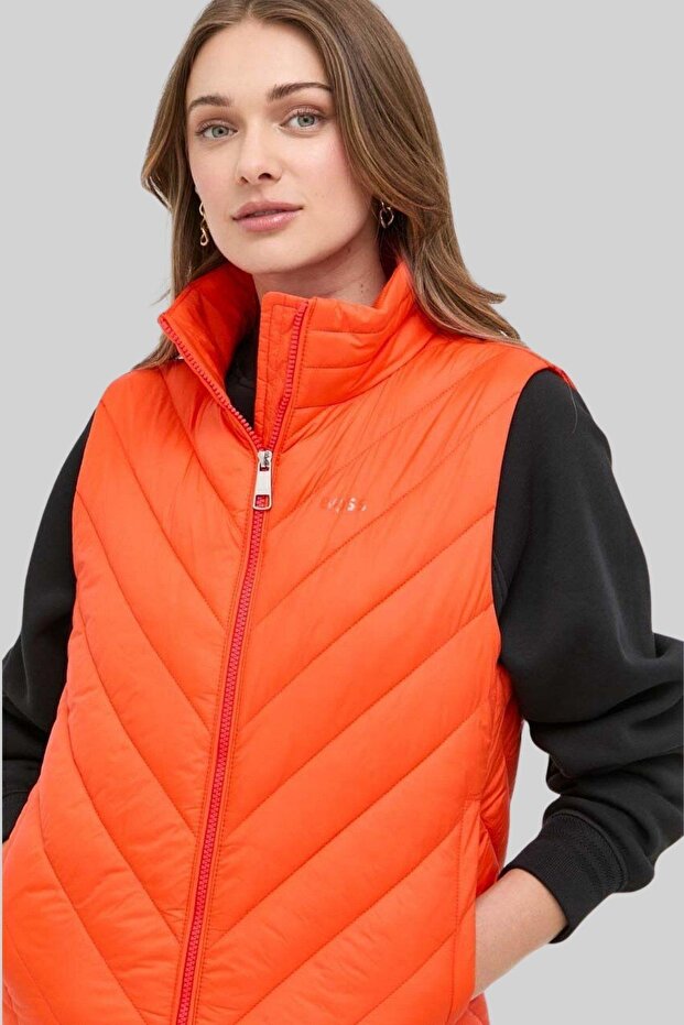 Regular Fit Yelek Turuncu - 5