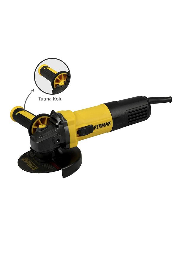 Rtm1080 Avuç Taşlama Makinası 115 Mm 750 W Devir Ayarlı - 4