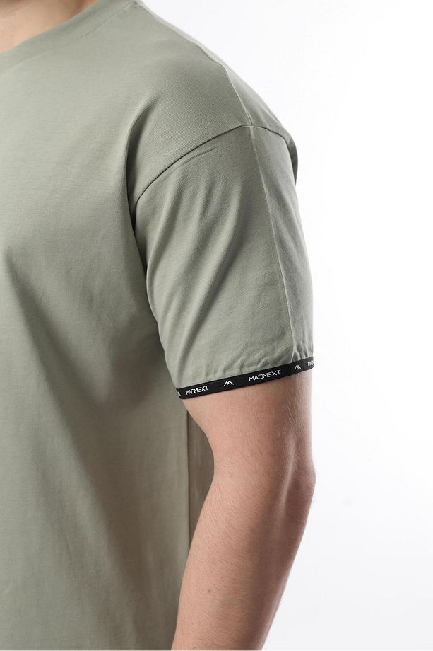 Mint Yeşili Basic Erkek Şort T-shirt Takımı E7307 - 3
