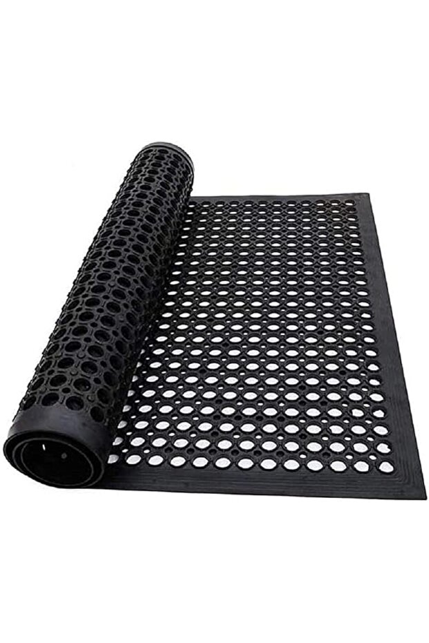 Large Rubber Mat 150 x 90 cm, Non-Slip, Anti-Fatigue for Industrial, Kitchen, Commercial