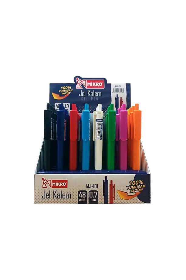 Tükenmez Kalem Canlı Renkler MJ-101 1 Adet - 3