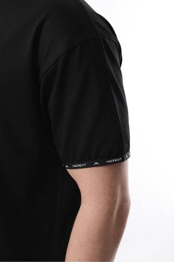 Siyah Basic Erkek Şort T-shirt Takımı E7307 - 3
