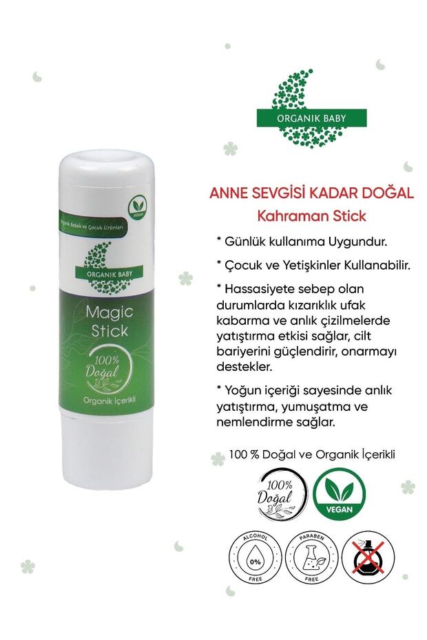 Anlık Yatıştırıcı Magic Stick Doğal Stick Cilt Bakım Balmı - 3
