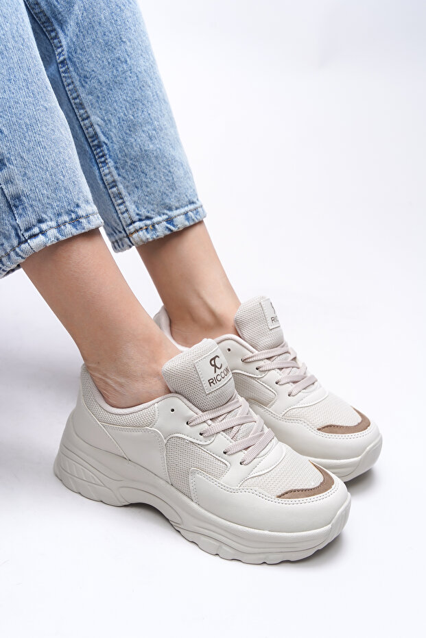 Beige Mink Women's Sneakers0012140
