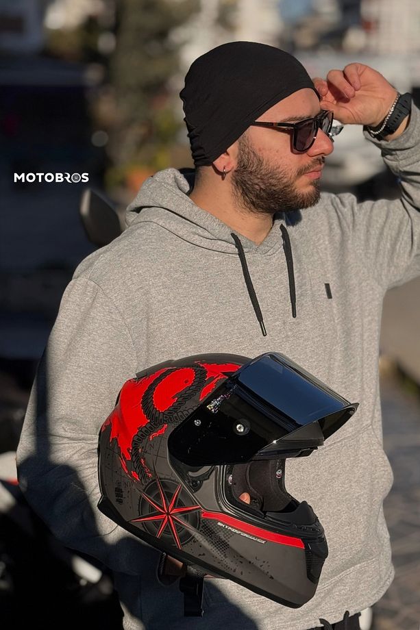 Kask Bonesi Balaklava Yazlık Kask Maskesi Kask Bere Motorcu Buff Maske - 6