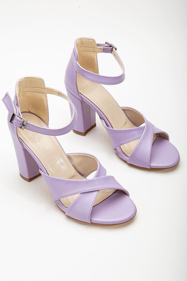 Lila Cilt | 34-43 Numara | Yüksek Topuklu Kadın Ayakkabı | Candy - 4