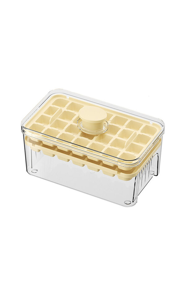 Ice mold dual layer with storage - 2