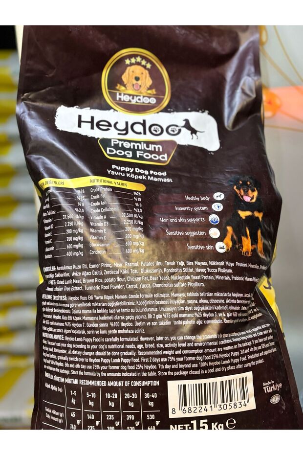Heydoo Kuzu Etli Yavru Köpek Maması 15 Kg - 4
