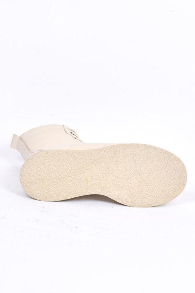 Z412610 Kadın Postal Deri Bot - 4