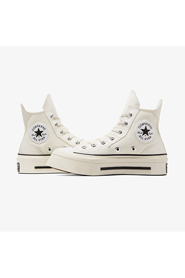 Chuck 70 De Luxe Squared Unisex Krem Sneaker - 5