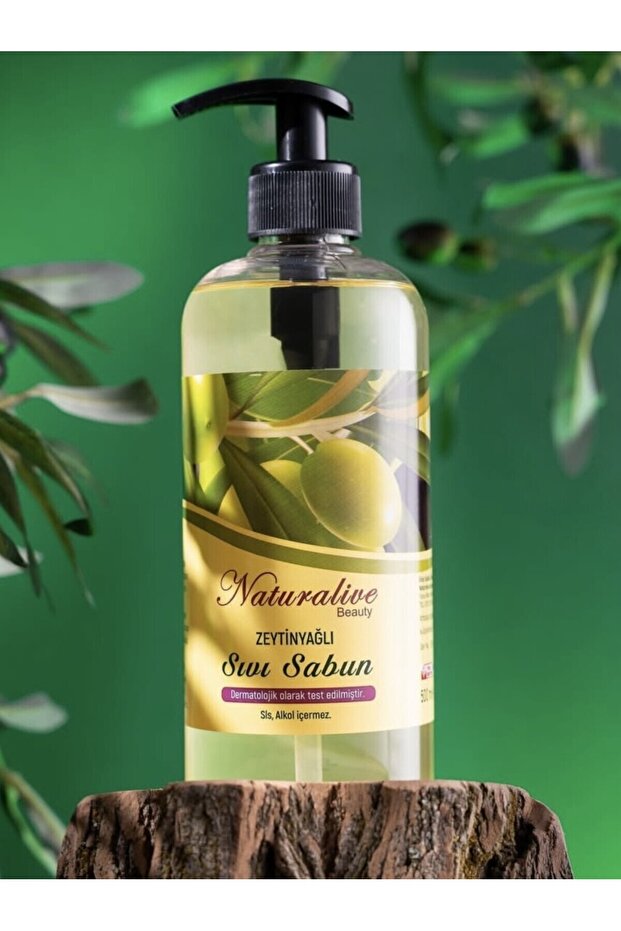 Naturalive Olive Oil Liquid Hand Soap Natural 500 ml