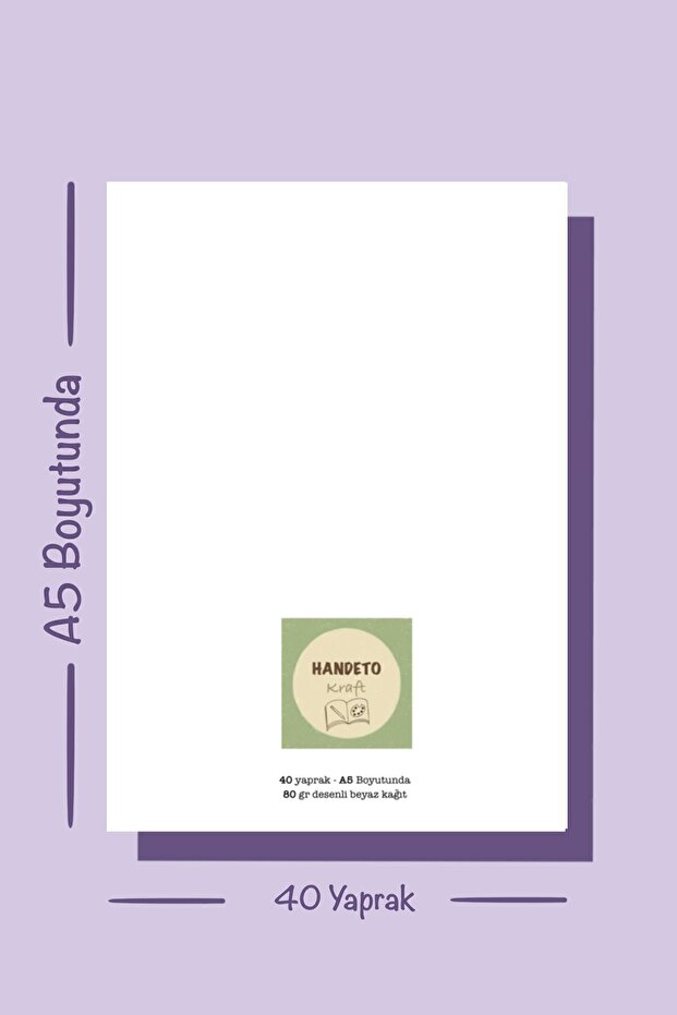 Daisy and Purple Flower Notepad Check Pluck Notebook, Glue Memo Pad, A5 Notebook, Unlined Notepad - 7