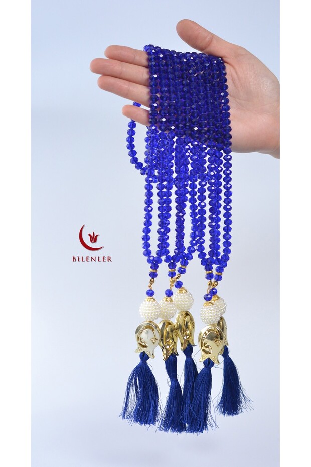 Gift Mevlitlik Crystal Rosary 99 Tulip with Imam 1 Piece