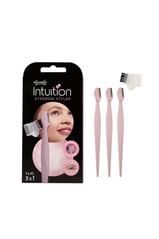 Intuition Kaş Şekillendirme Seti – 3 Kaş Usturası 1 Fırça & Tarak Aparatı - 2