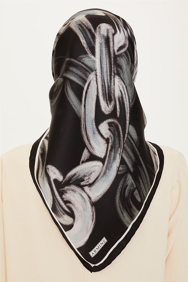 Twill Saf Ipek Eşarp 9253d 09 - 4