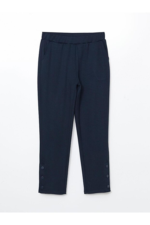 LCWAIKIKI Classic Beli Lastikli Kadın Eşofman Altı - 1