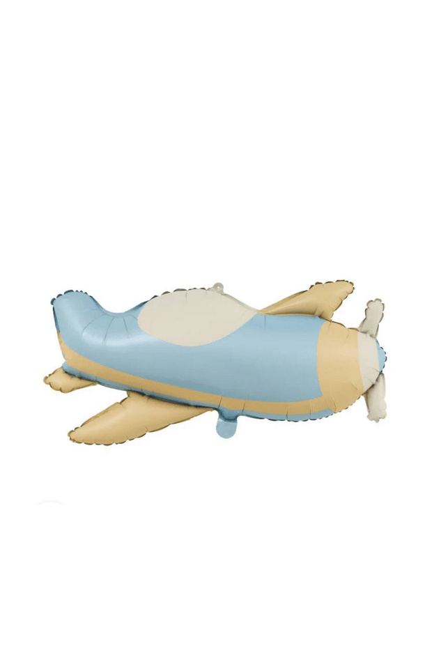 Retro airplane foil balloon