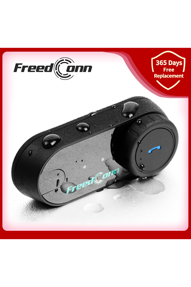 مجموعة واحدة من سماعات الرأس T Com VB FreedConn Bluetooth Intercom للدراجات النارية وسماعات الرأس لمشاركة الموسيقى FM H